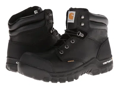 Carhartt 6 Rugged Flex Waterproof Comp Toe Work Boots Men's Work Boots Black: 14 W