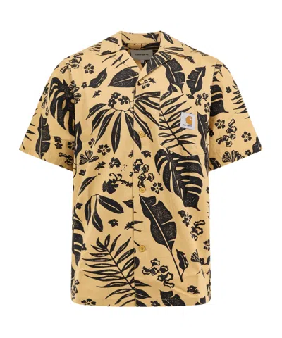 Carhartt A Short Sleeved Shirt In Nude