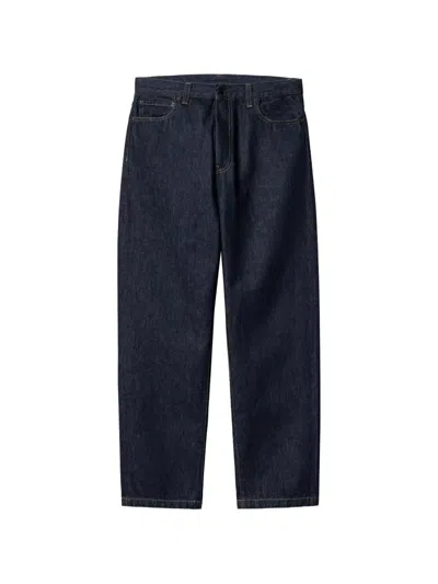 Carhartt Work In Progress Brandon Loose Straight Leg Jeans In Blue