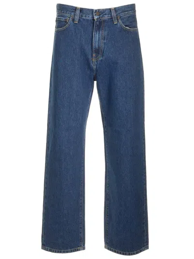 Carhartt Aaron Pant Baggy Jeans In Blue