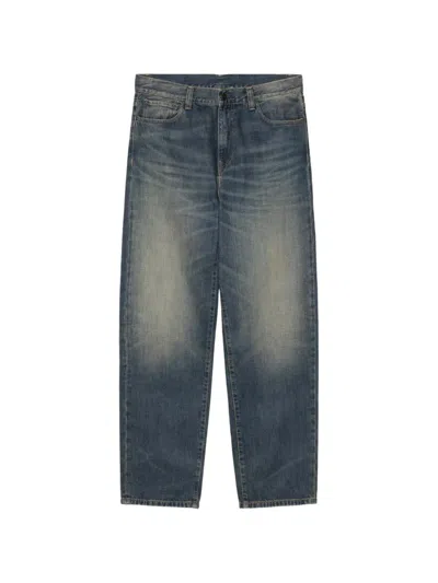 Carhartt Aaron Washed-out Jeans In Blue