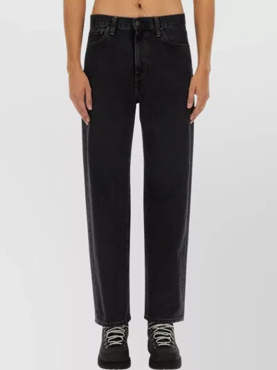 Carhartt Aaron Regular Fit Denim Jeans In Black