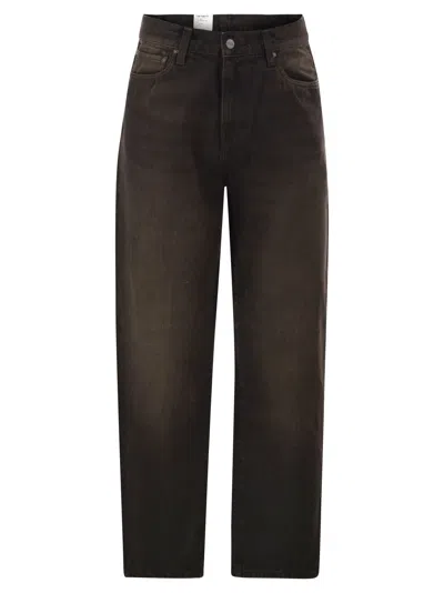 Carhartt Aaron Relaxed Fit Washed Denim Jeans In Brown