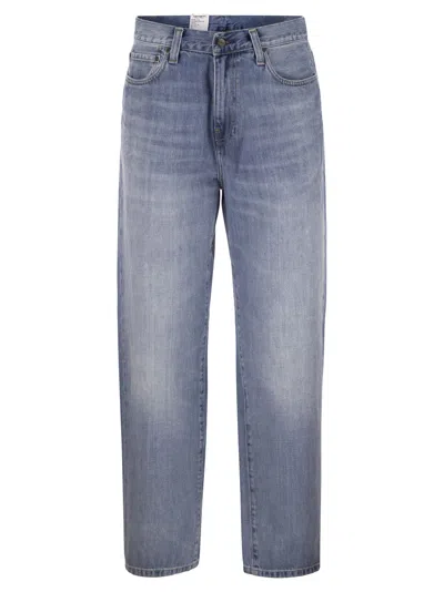 Carhartt Aaron Relaxed Fit Washed Denim Jeans In Blue