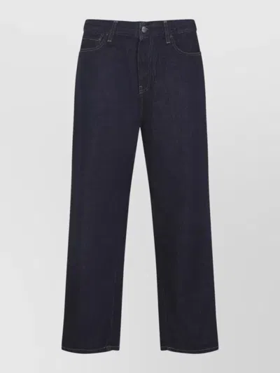 Carhartt Landon Pants Straight Leg Cotton Denim In Blue