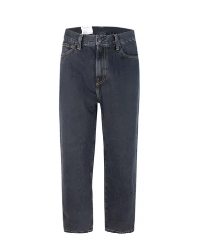 Carhartt Aaron Wide-leg Jeans In Black