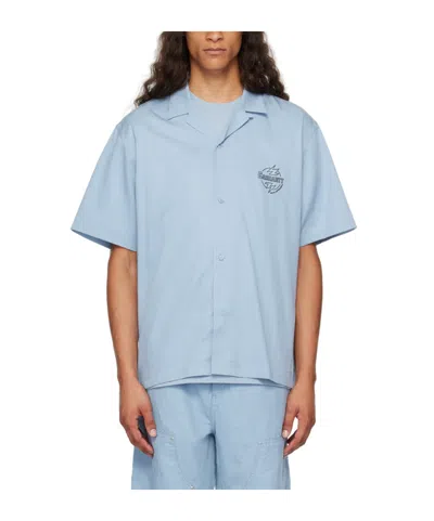 Carhartt Abraze Button-down Shirt In Blue