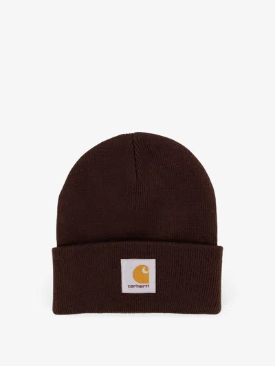 Carhartt Acrylic Beanie Hat In Brown