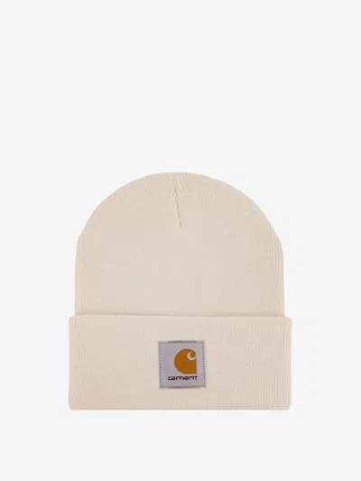 Carhartt Short Acrylic Watch Hat Natural In Neutral