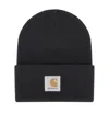Carhartt Acrylic Watch Black Beanie In Black