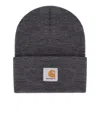 Carhartt Acrylic Watch Dark Grey Heather Beanie In Black