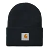 Carhartt Midnight Blue Acrylic Watch Hat In Black