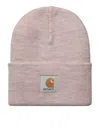 Carhartt Acrylic Watch Hat In Pink & Purple