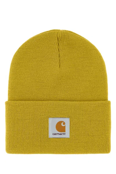 CARHARTT CARHARTT WIP MUSTARD ACRYLIC WATCH HAT