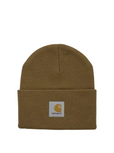 Carhartt Acrylic Watch Hats Brown In Green