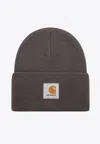 Carhartt Acrylic Watch Logo Beanie In Brown