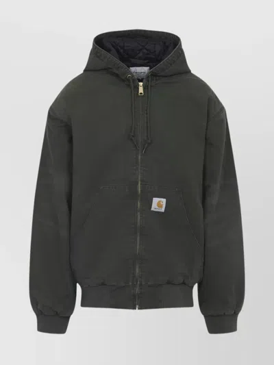CARHARTT ACTIVE HOODED JACKET FRONT POCKETS