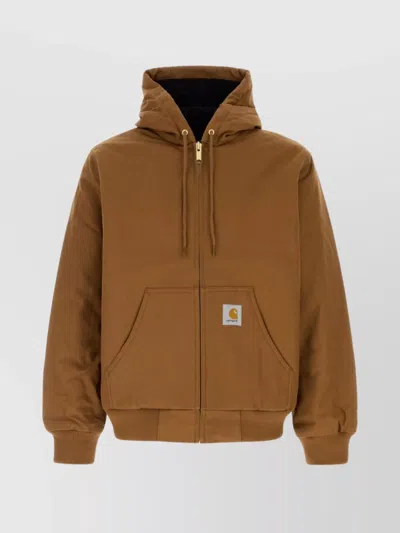 CARHARTT ACTIVE JACKET WITH HOOD AND POCKETS