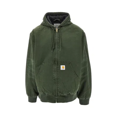 Carhartt 'active' Padded Cotton Jacket In Green
