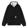 Carhartt Hooded Sweatshirt Featuring Kangaroo Pocket In Black