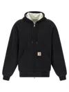 Carhartt Hooded Sweatshirt Featuring Kangaroo Pocket In Black