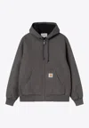 Carhartt Work In Progress Active Canvas Hooded Jacket In Gray