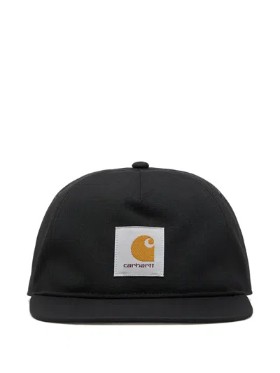 Carhartt Logo Patch Baseball Cap In Black