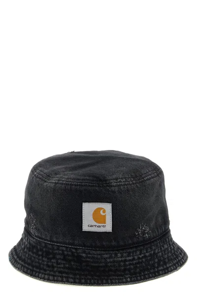 Carhartt Logo-patch Bucket Hat In Black