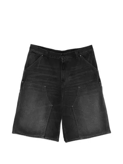 Carhartt Aden Denim Shorts In Black