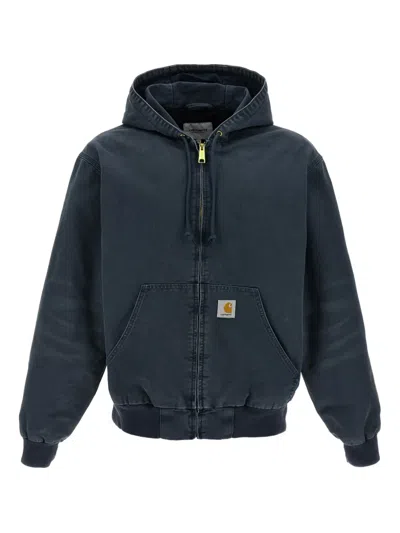 CARHARTT ADJUSTABLE HOOD LOGO PATCH JACKET