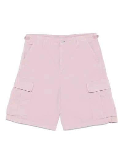 Carhartt Alan Cargo Short In Pink