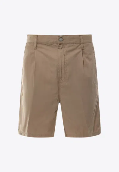 Carhartt Albert Bermuda Chino Shorts In Beige