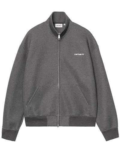 Carhartt Alda Zip Sweat Jacket In Gray