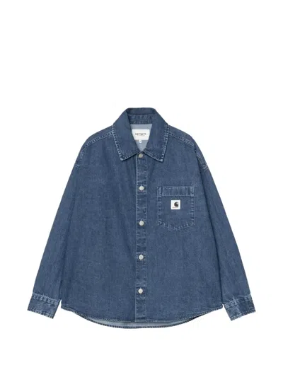 Carhartt Alta Pocket-detail Shirt In Blue