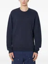 Carhartt Wip Alten Deep Night Crewneck Sweater In Blue