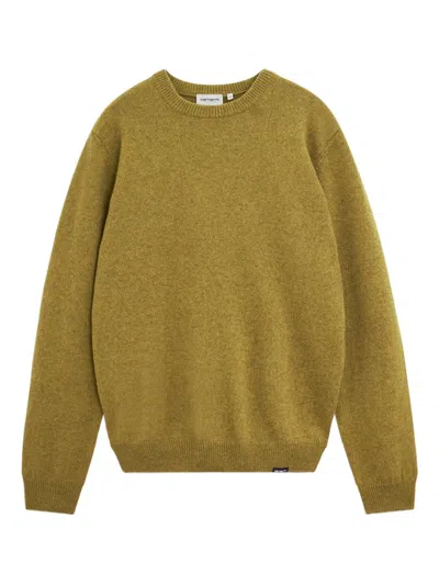 Carhartt Alten Crew-neck Sweater In Gold