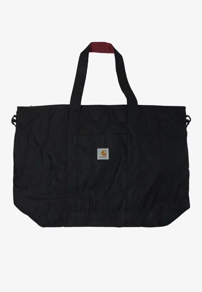 Carhartt Alumni Nylon Tote Bag In Black