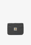 Carhartt Alumni Nylon Zip Wallet In Black