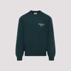 Carhartt Ip Mens Dark Fir Alumni Brand-embroidery Cotton-jersey Sweatshirt In Green
