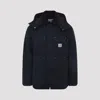Carhartt Hooded Coat Featuring Front Pockets In Multi