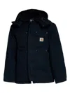 Carhartt Ambel Hooded Coat In Blue