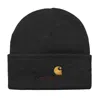 Carhartt American Script Beanie Black In Black