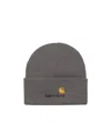 Carhartt American Script Beanie In Gray