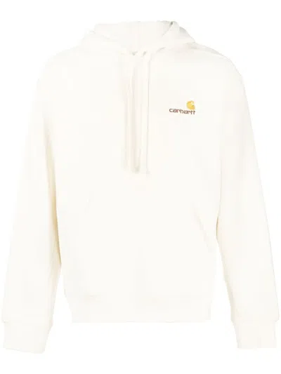 Carhartt American Script Hoodie In White