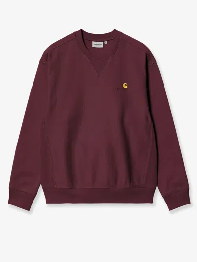 CARHARTT AMERICAN SCRIPT COTTON SWEATSHIRT