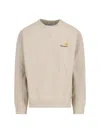 Carhartt Wip American Script Cotton-blend Sweatshirt In Beige