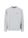 Carhartt American Script Crew Neck Sweatshirt In Gray