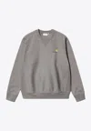 Carhartt Wip Yosemite Coloured American Script Sweatshirt In Gray