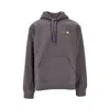 Carhartt 'american Script' Hoodie In Gray