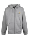 Carhartt American Script Hoodie In Gray
